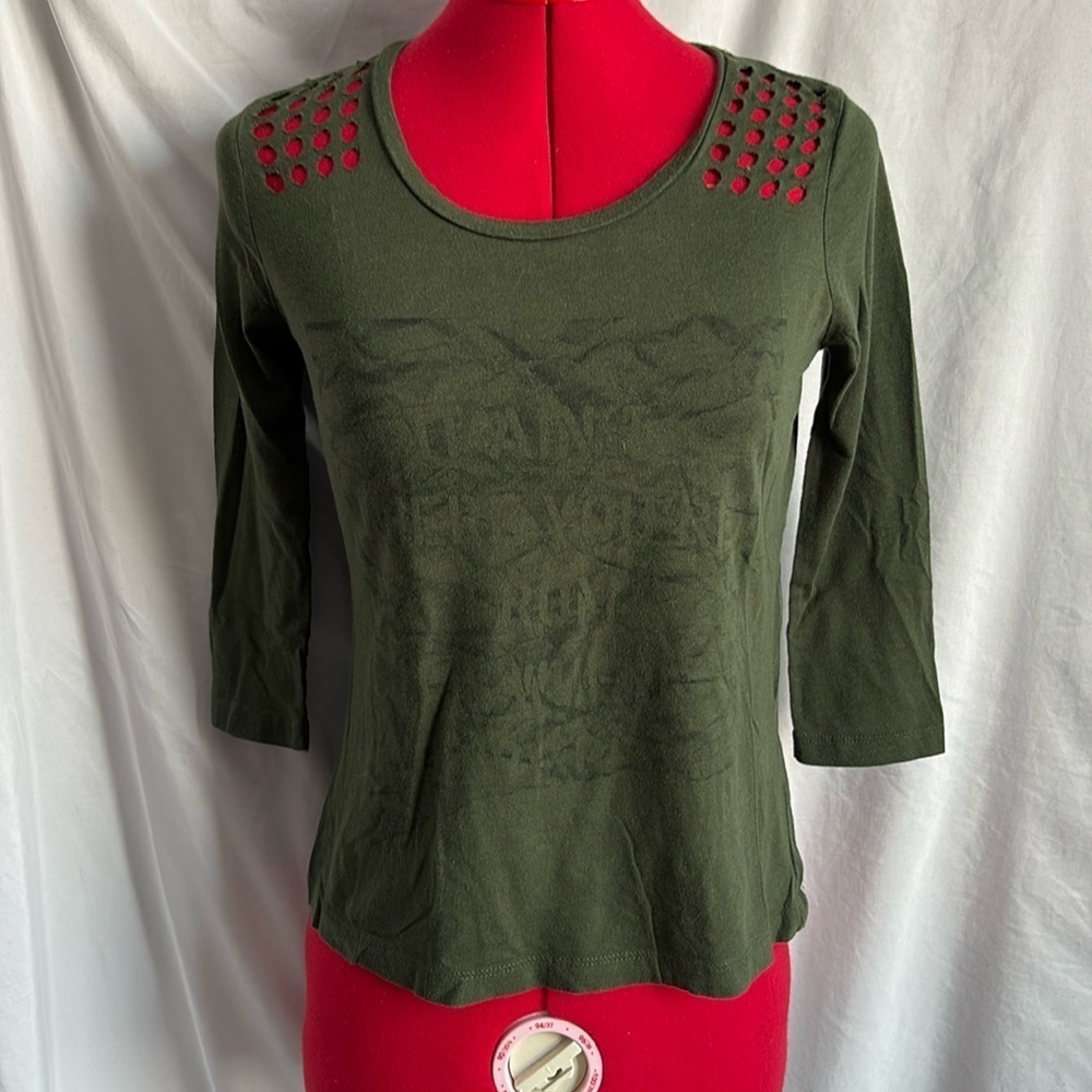 XS145 Vero moda 3/4 length sleeve t shirt